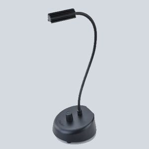 LW-HI Series 12 inch 5.00 watt Black Desk Light Portable Light, with US Power Supply